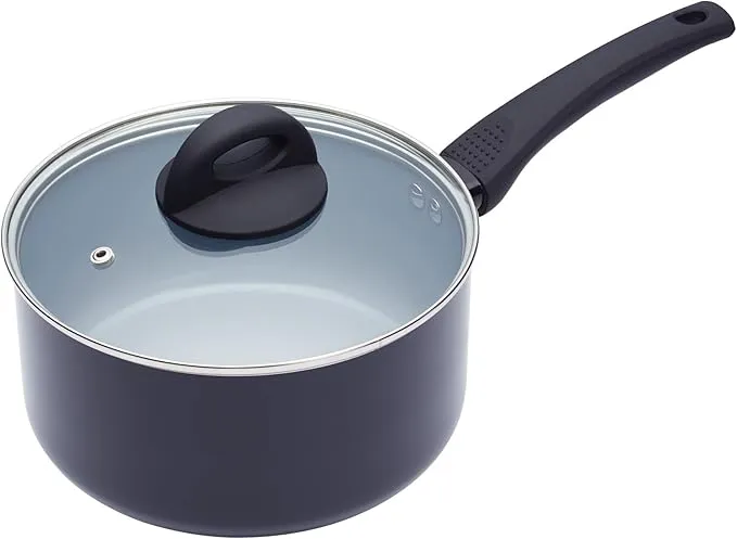 MasterClass 20cm Eco Non-Stick Ceramic Saucepan